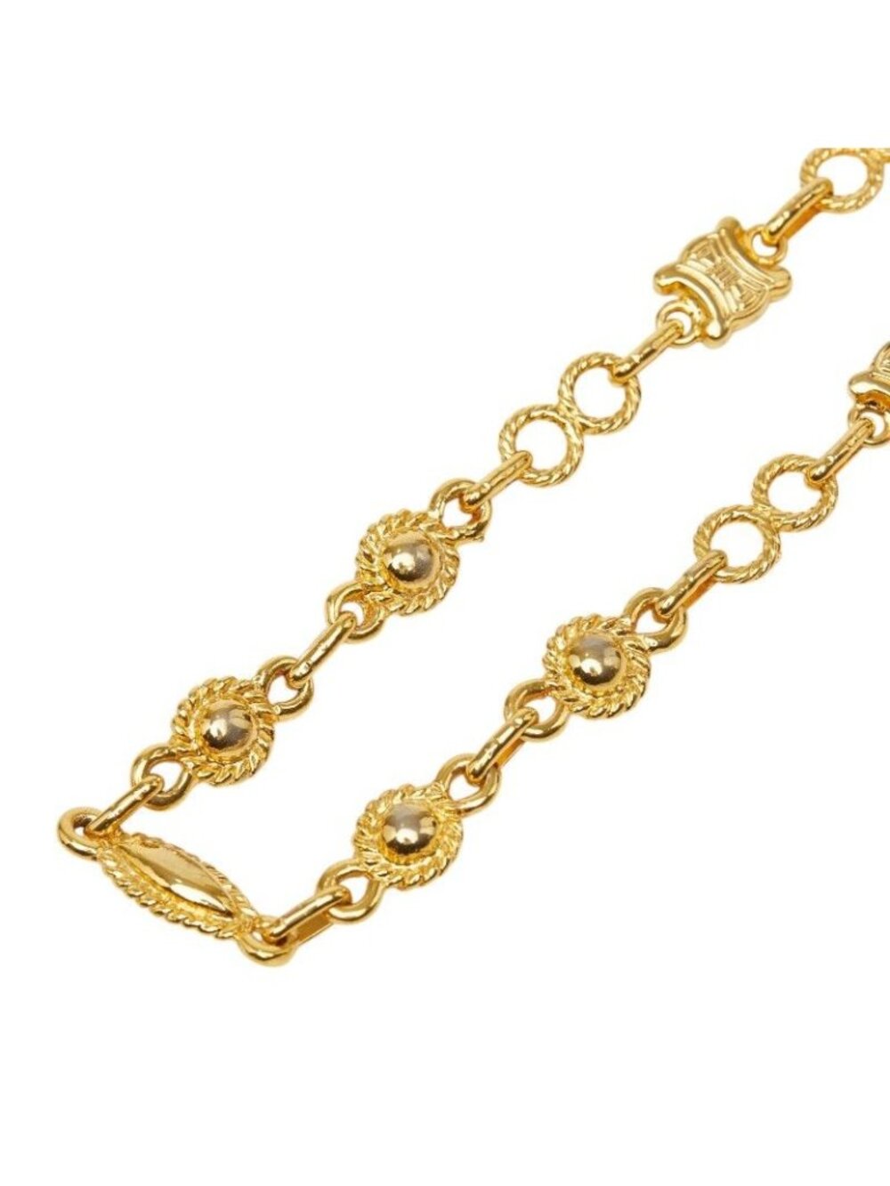 Celine Triomphe Necklace Gold Plated - Picture 1 of 6
